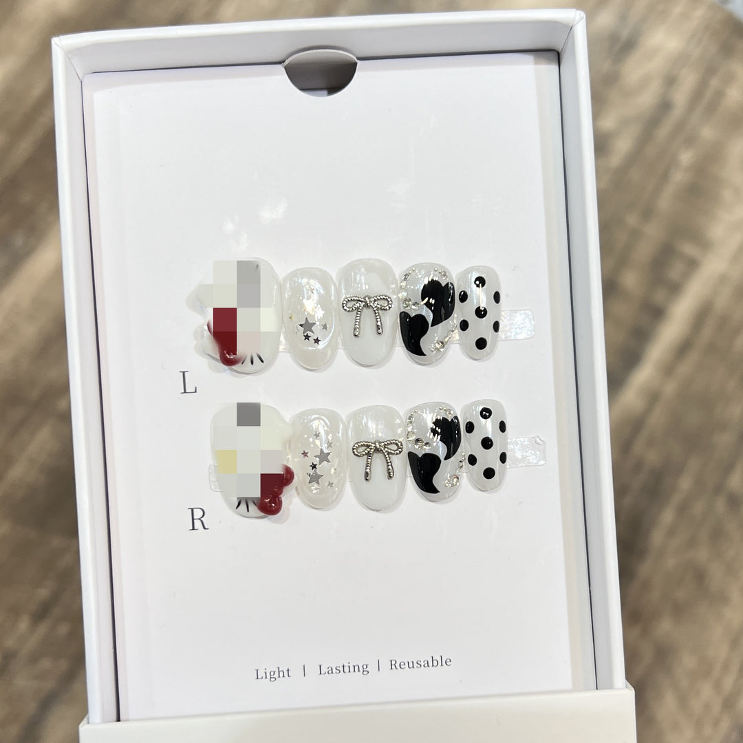 Cartoon-Themed Decorative Press-On Nail Set Kalsten