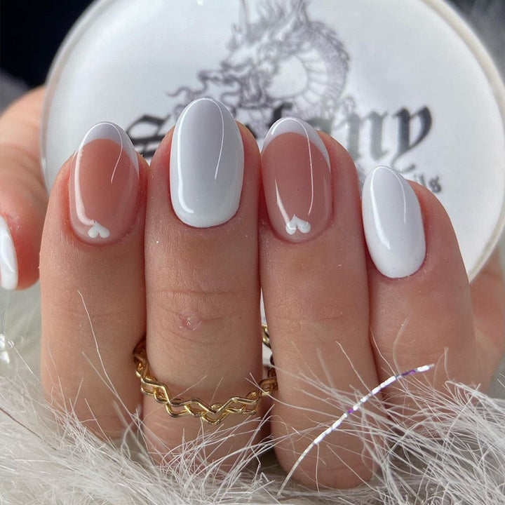 Artificial nail set with creative heart design Kalsten