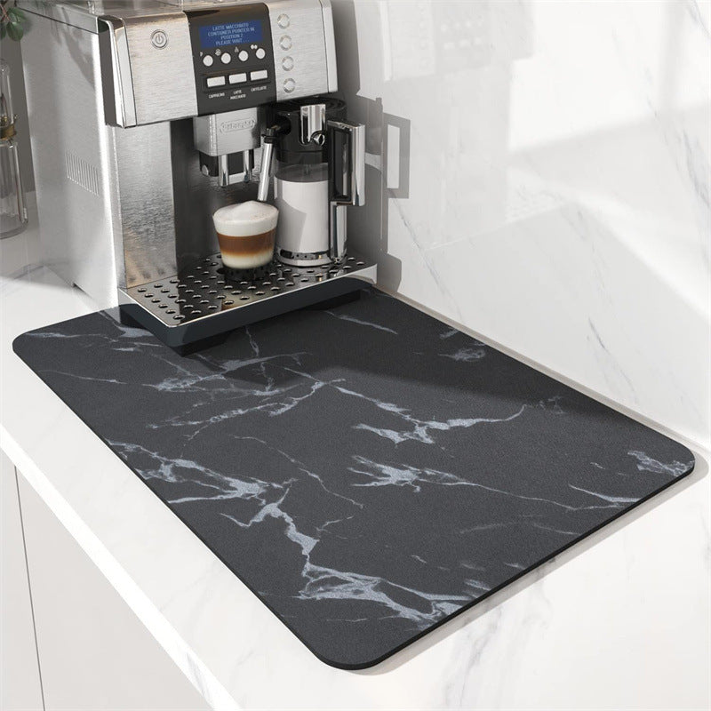 Coffee-Themed Kitchen Floor Mat