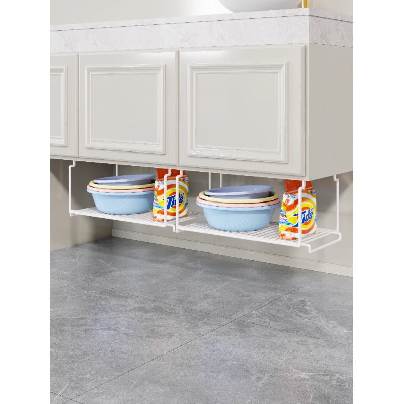 Under-Cabinet Hanging Sliding Wire Storage Shelf