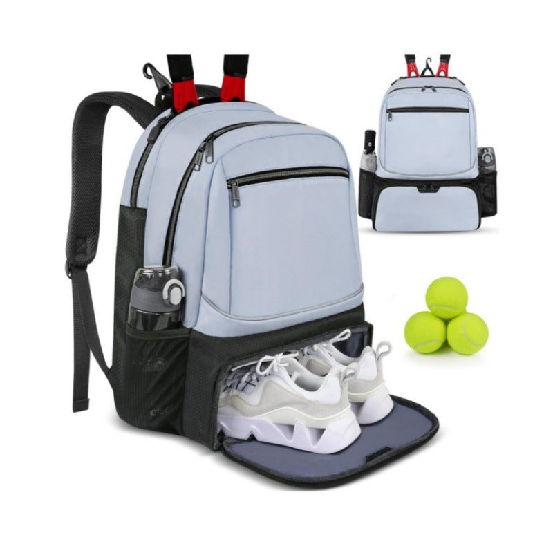 Sports backpack with shoe compartment and water bottle holder Kalsten
