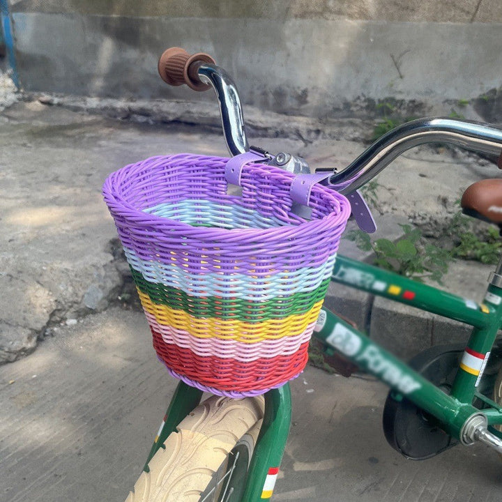 Multi-Color Handwoven Storage Basket Kalsten