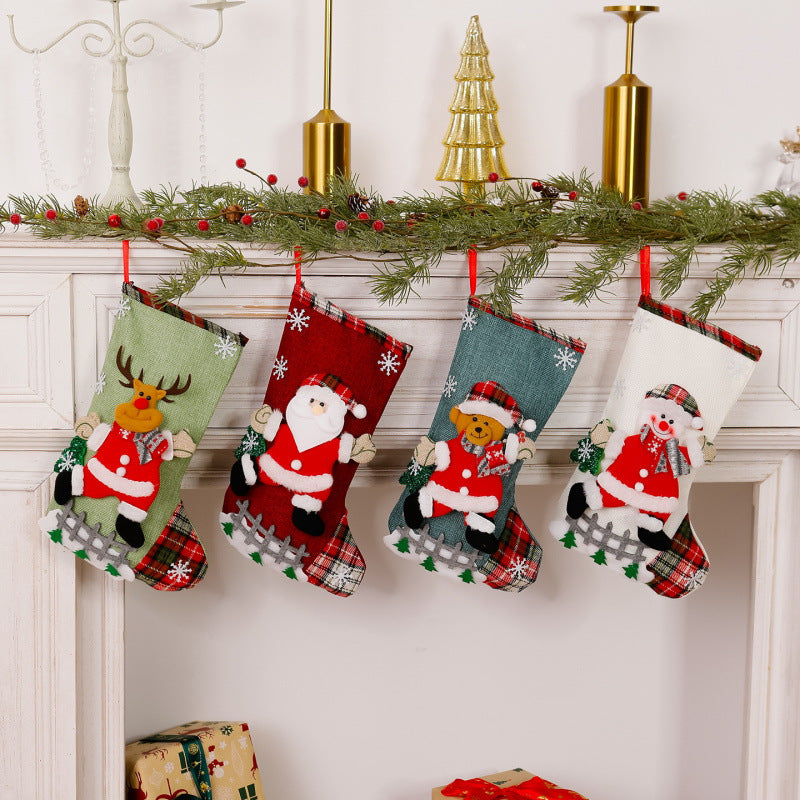 Fun Christmas stocking with reindeer motif Kalsten