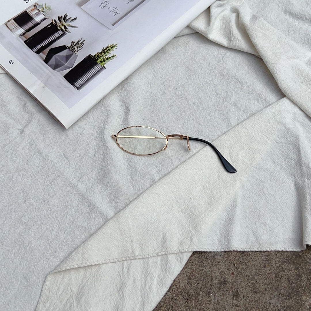 Retro-Inspired Oval Frame Glasses Kalsten