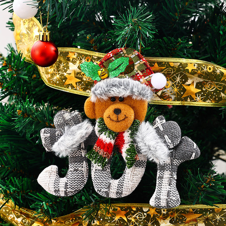 Cute Christmas tree ornament in snowman design Kalsten