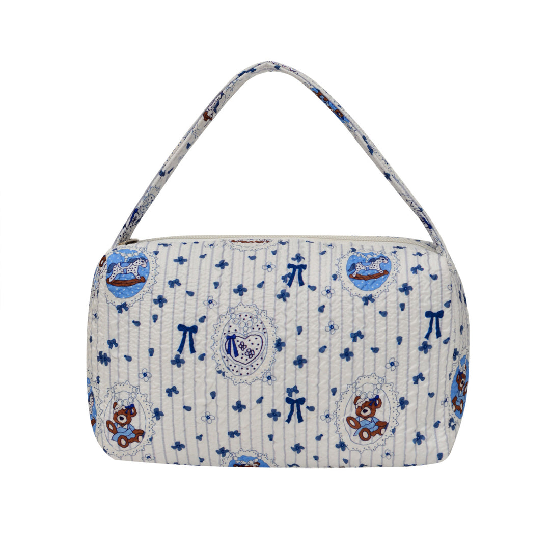 WoCharming Quilted Travel Cosmetic Bag Kalsten