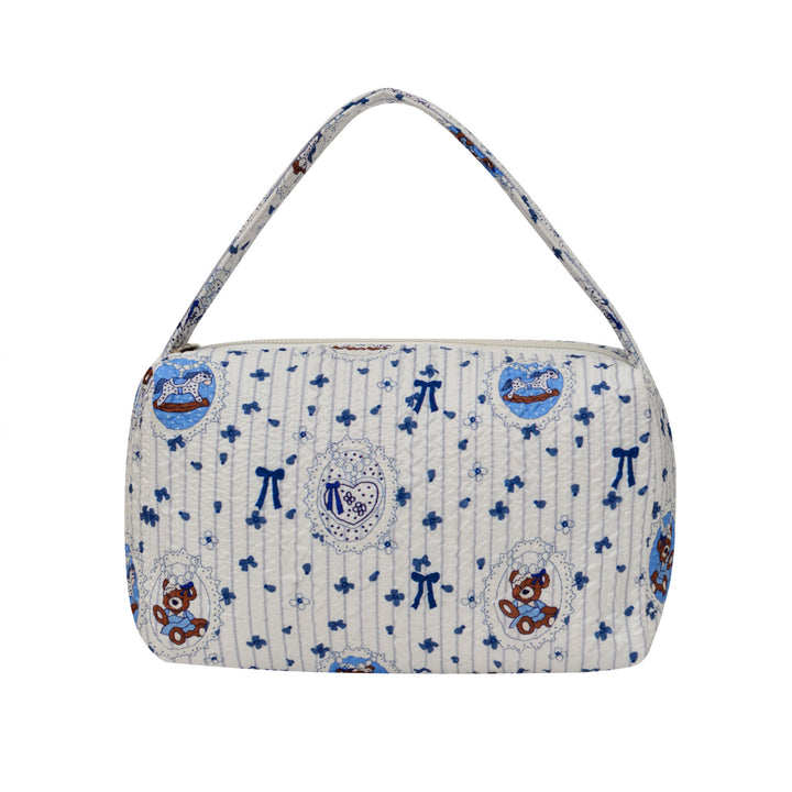 WoCharming Quilted Travel Cosmetic Bag Kalsten