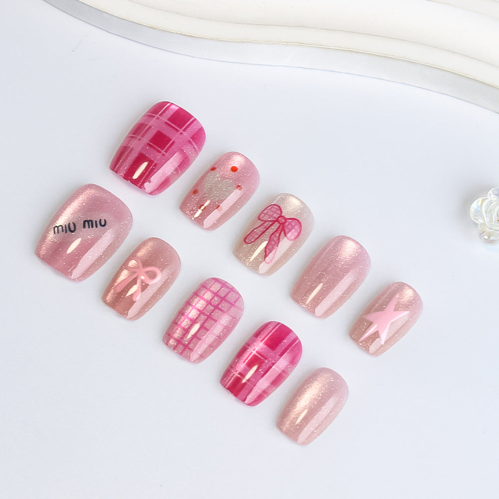 Decorative Press-On Nail Art Set Kalsten 1787542950