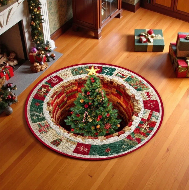 Christmas Patchwork Area Rug