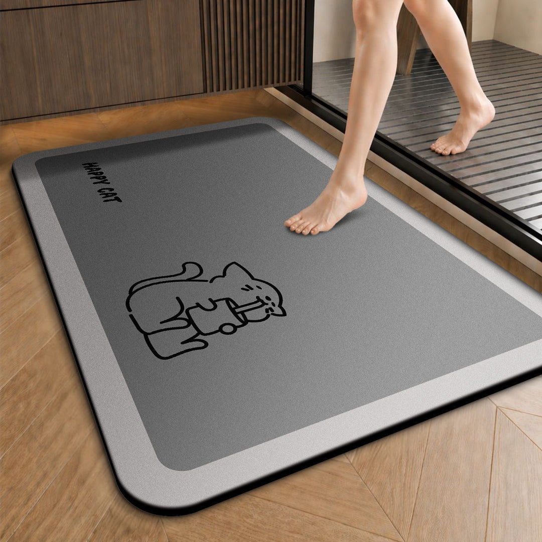 Cartoon-Themed Non-Slip Bath Rug