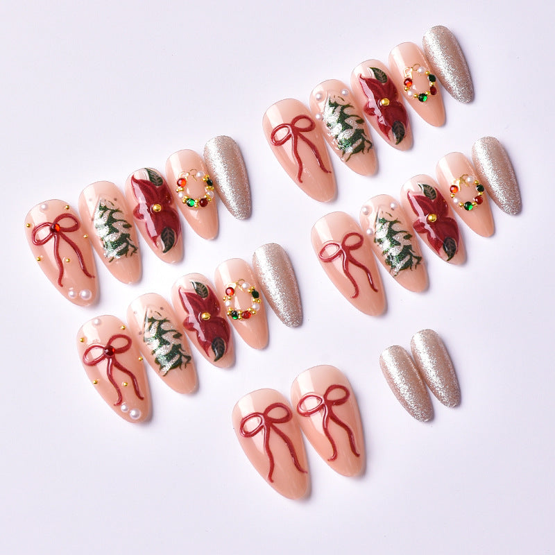 Festive Themed Press-On Nail Art Set