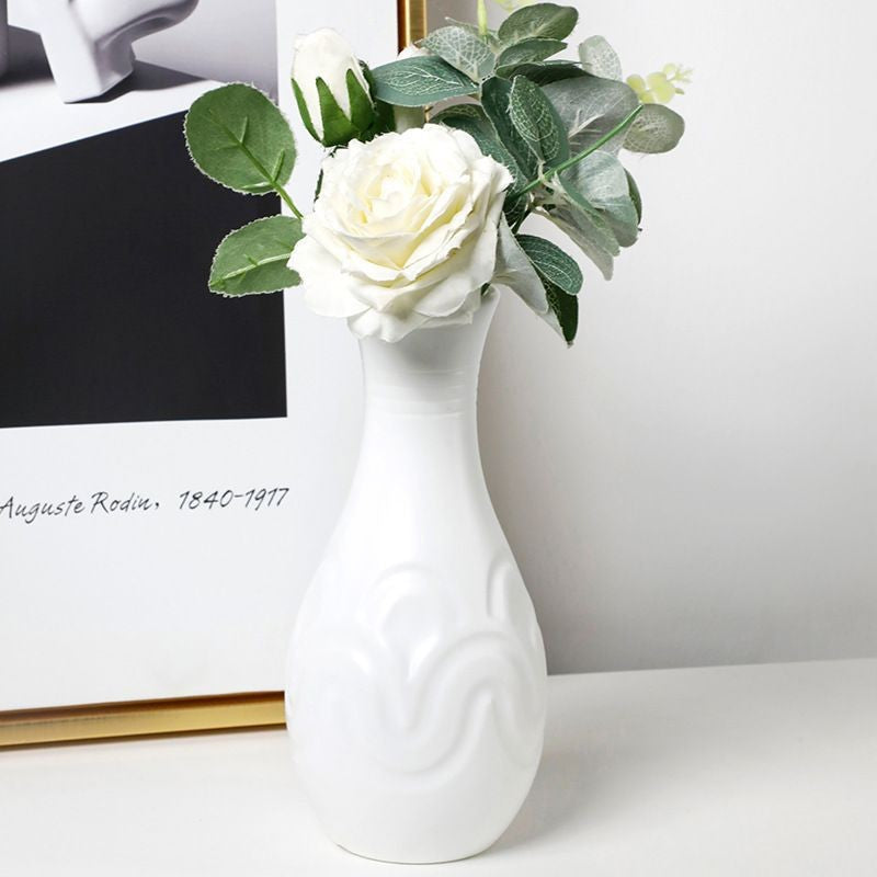 Elegant Textured Decorative Flower Vase Kalsten