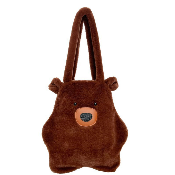 Plush Bear-Themed Tote Bag Kalsten