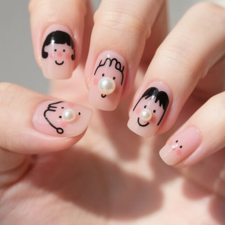Whimsical Character Nail Art Kalsten