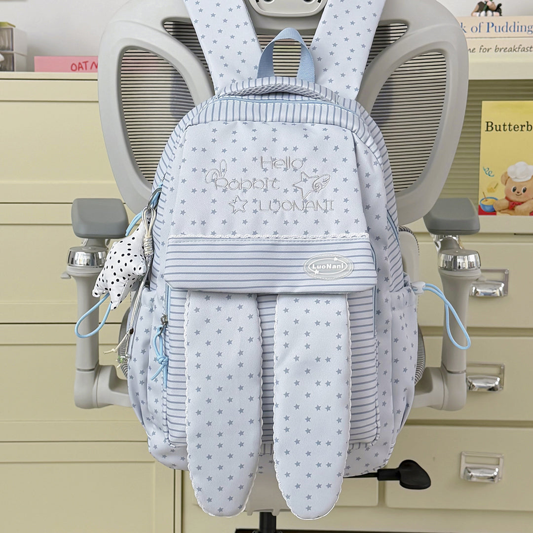 Cute Bunny Ear Patterned Backpack Kalsten