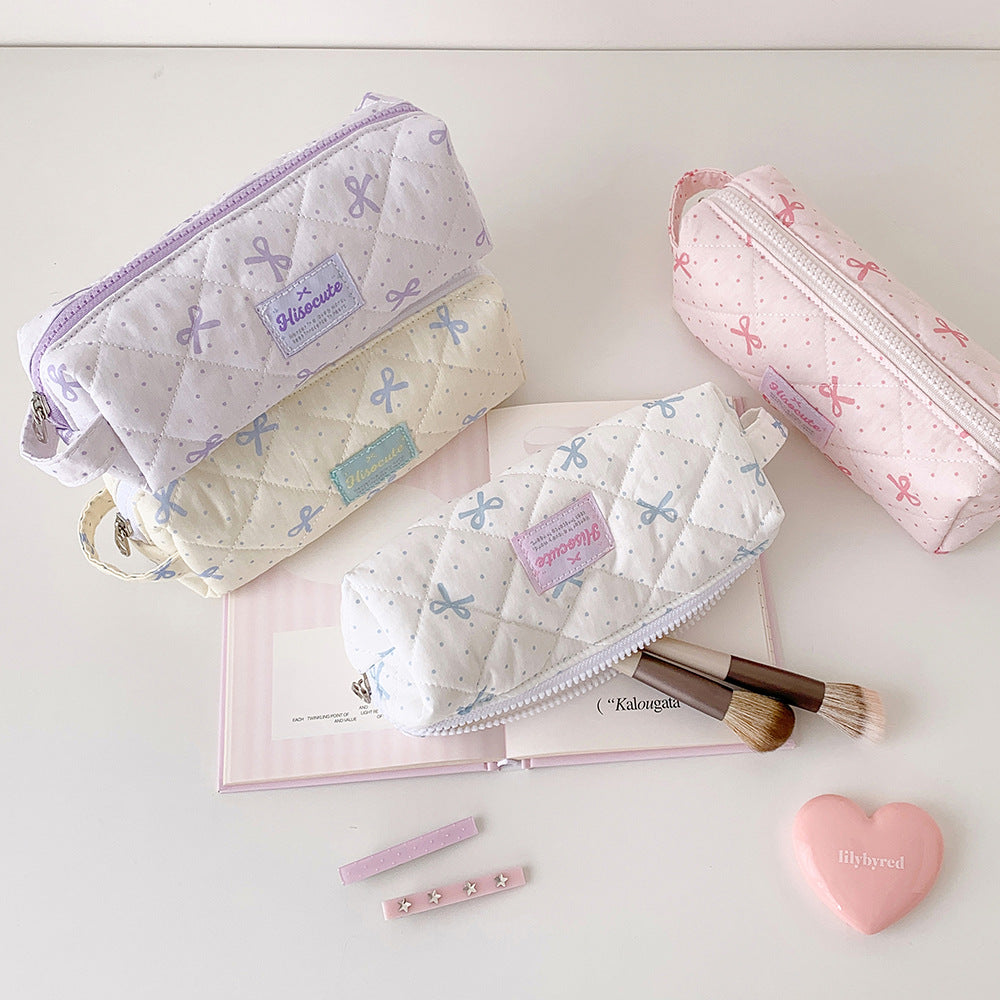 Quilted Pencil Case with Zipper Kalsten