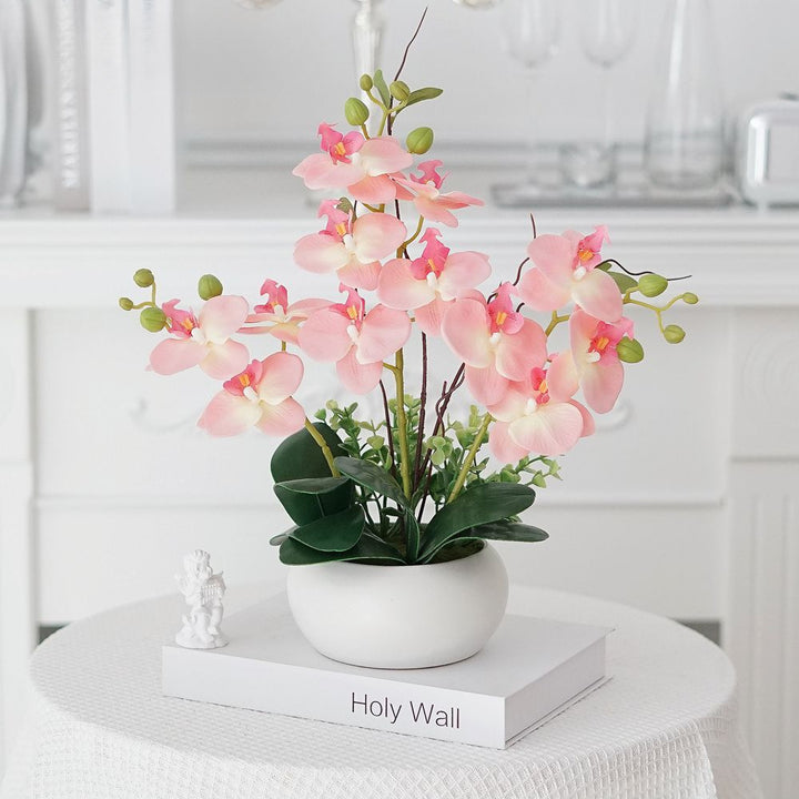 Realistic Artificial Orchid Decoration