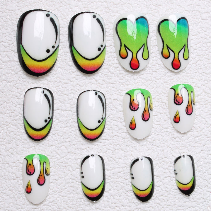 Artistic Abstract Nail Art Kalsten