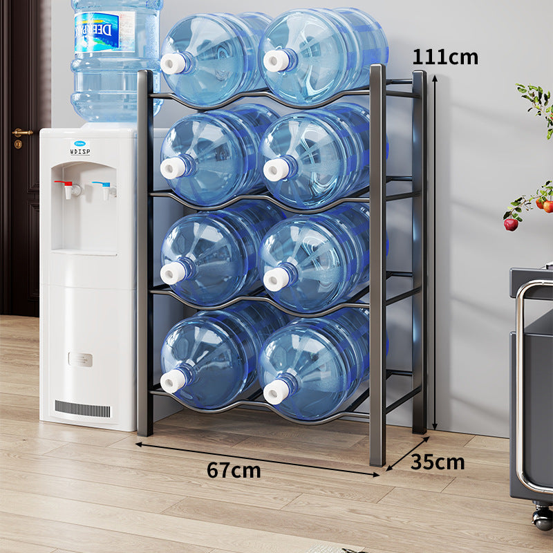 Heavy-Duty Triple-Tier Water Jug Rack for Large Bottles