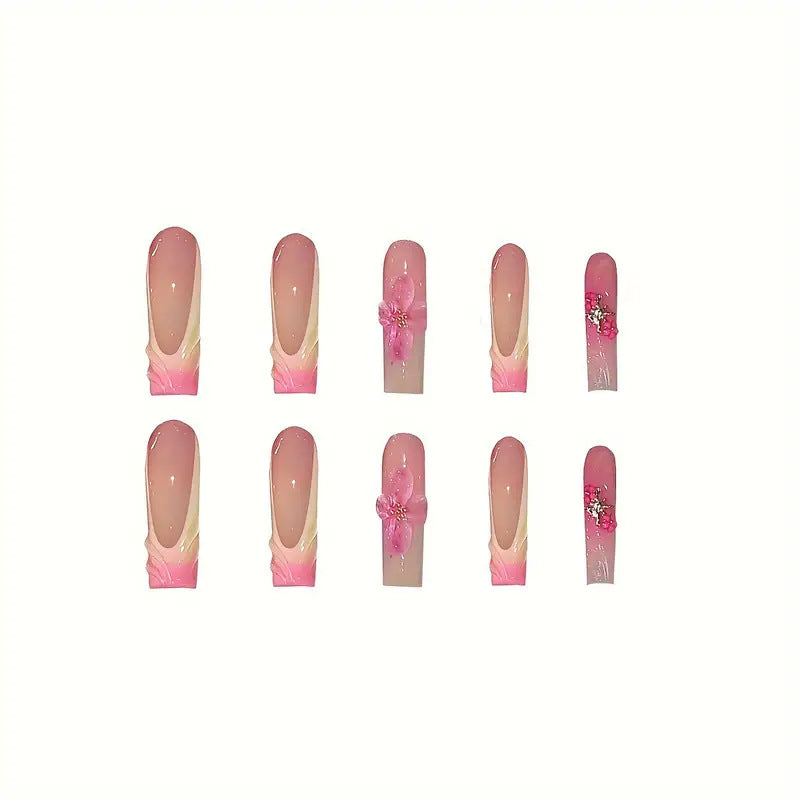 Luxury Floral Design Press-On Nails Kalsten