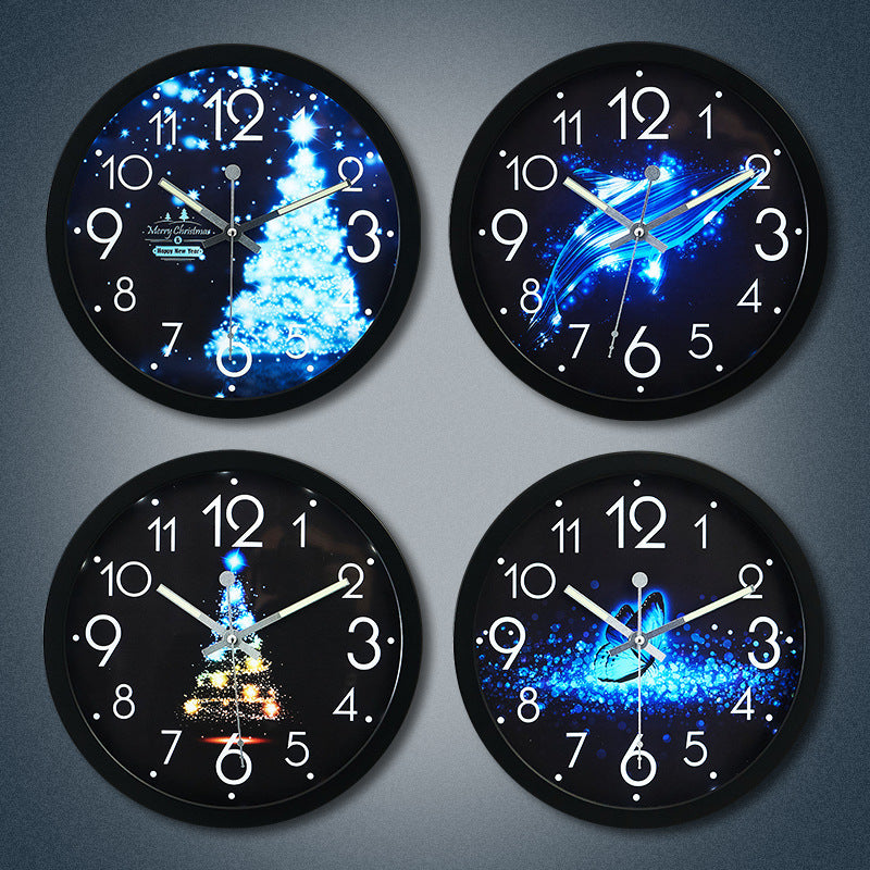 Wall clock with elegant butterfly design Kalsten
