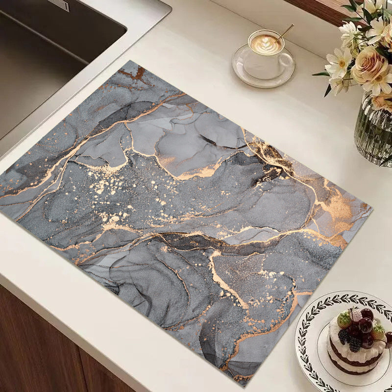 Abstract Geometric Kitchen Mat Kalsten