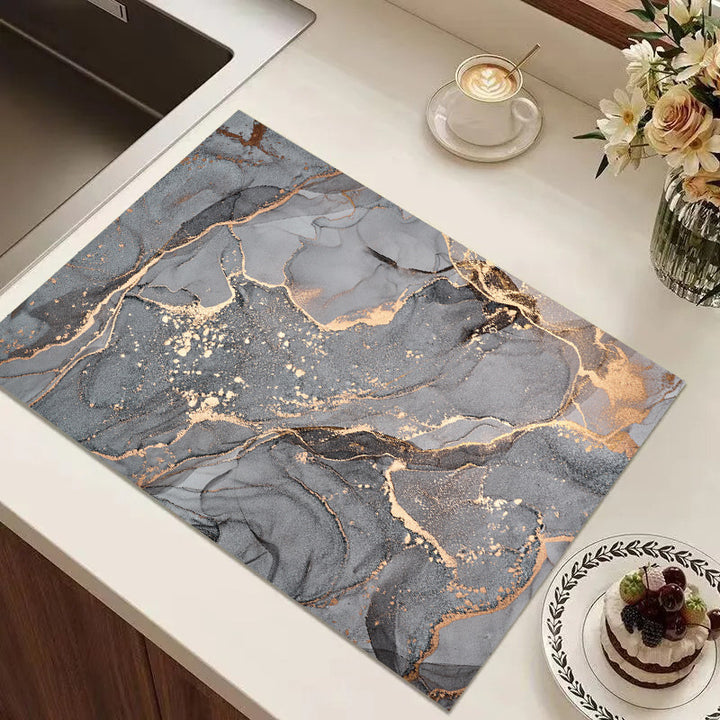 Abstract Geometric Kitchen Mat Kalsten