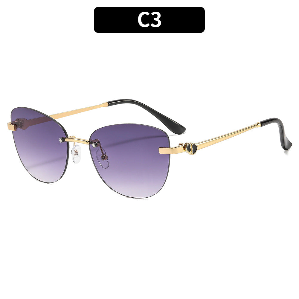 Luxurious Gradient Lens Fashion Sunglasses
