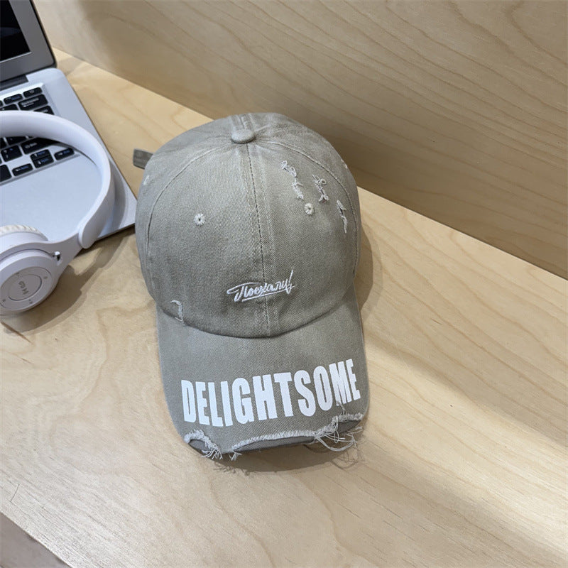 Men's Distressed Casual Cotton Cap Kalsten