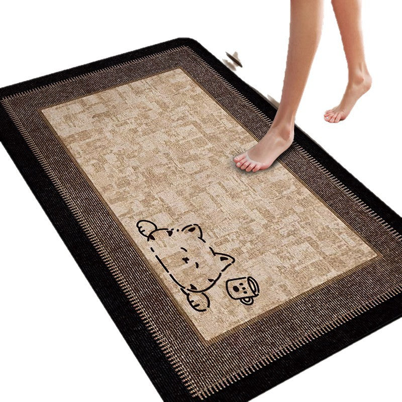 Plush Dog-Themed Bath Mat Kalsten