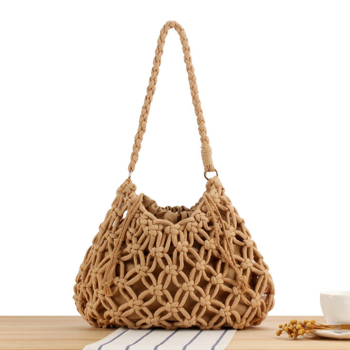 Handbag with Artistic Macrame Design Kalsten