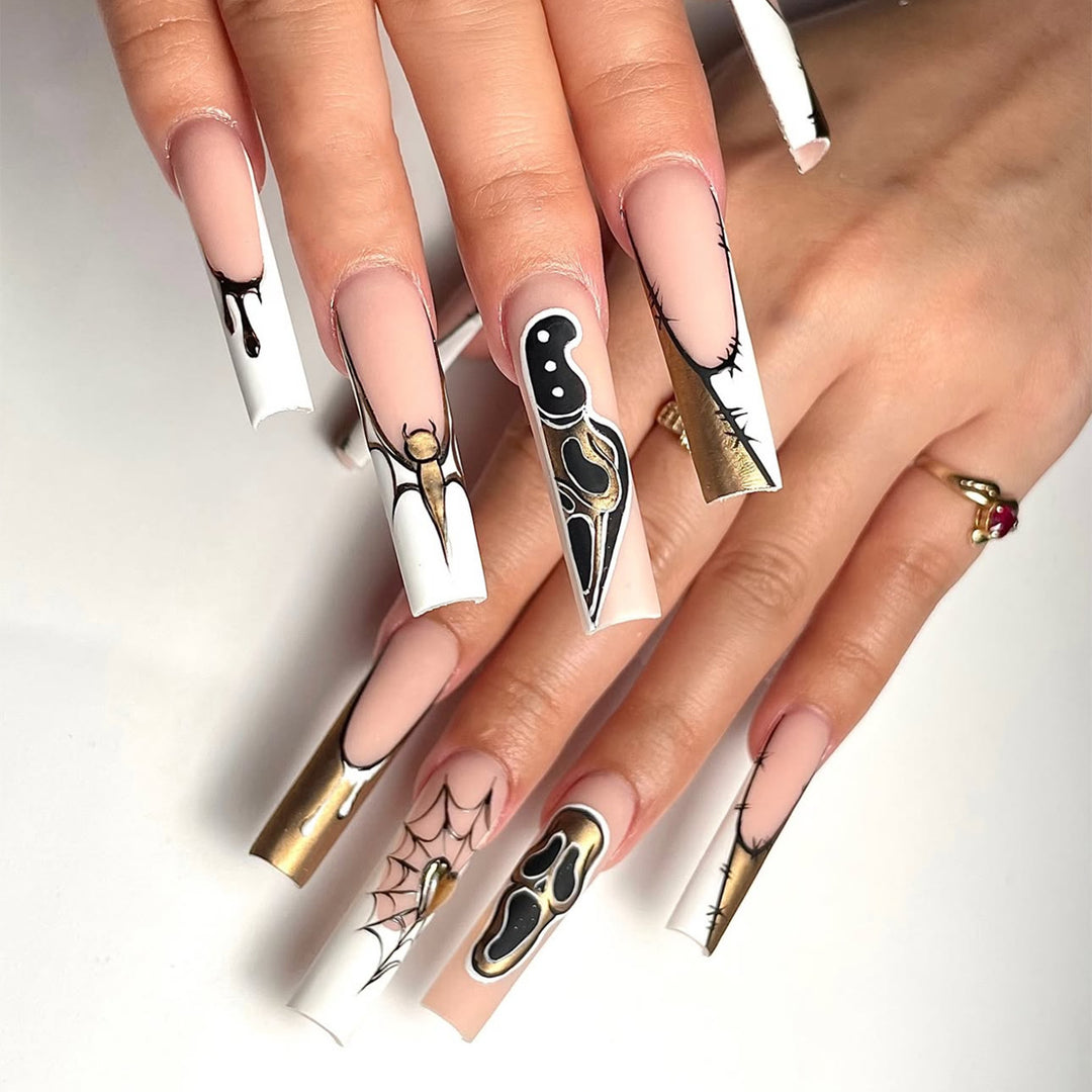 Gothic Themed Press-On Nails Kalsten