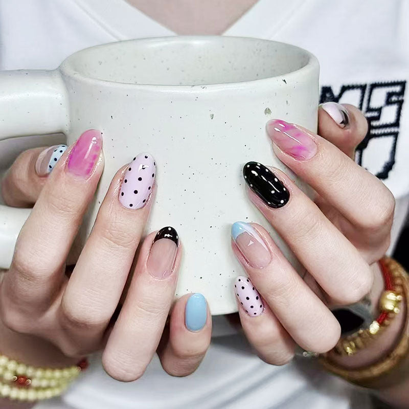 Whimsical Bunny-Themed Press-On Nail Art Set Kalsten