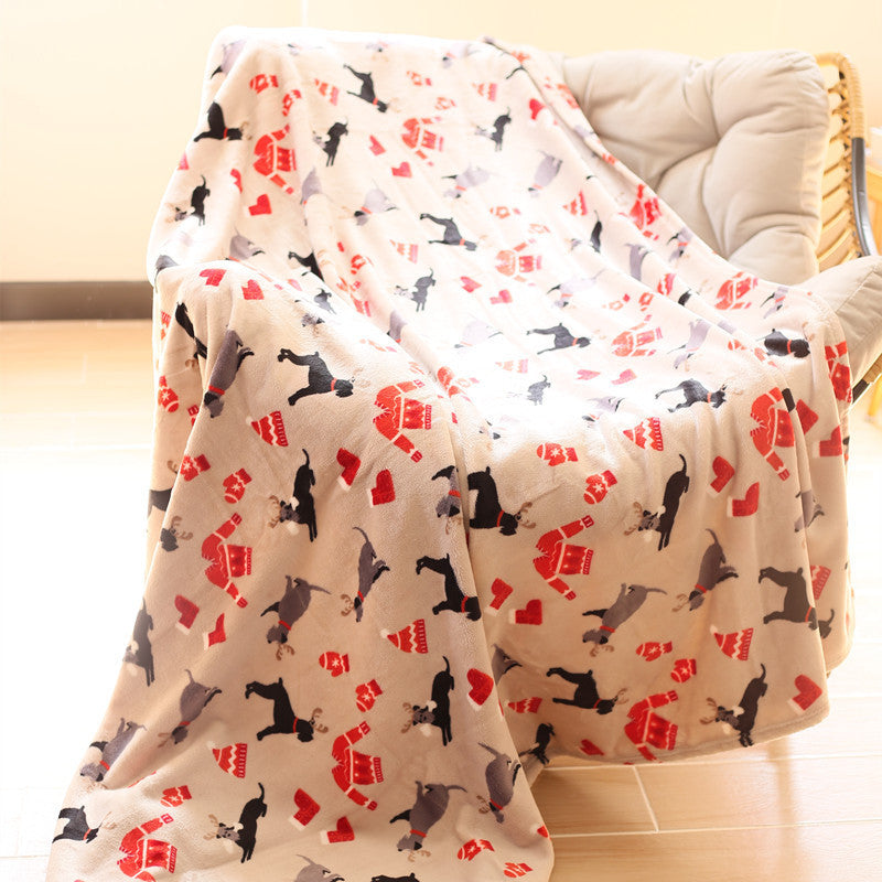Cozy Unicorn-Themed Fleece Hoodie Blanket