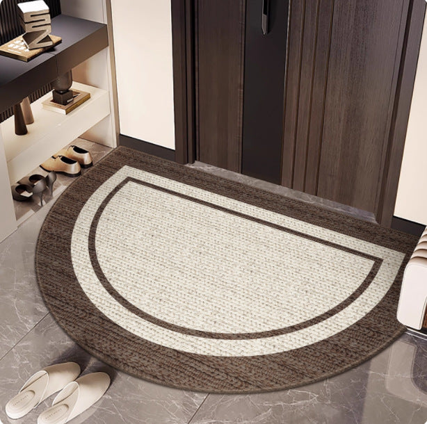 Half-Circle Decorative Door Mat