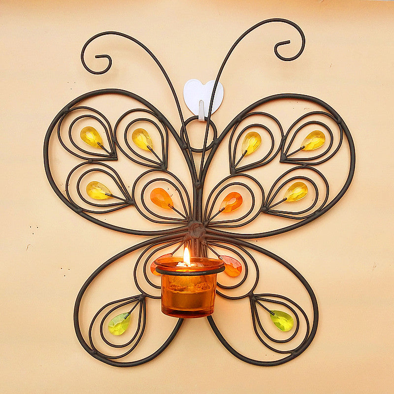 Decorative Butterfly Wall Candle Holder