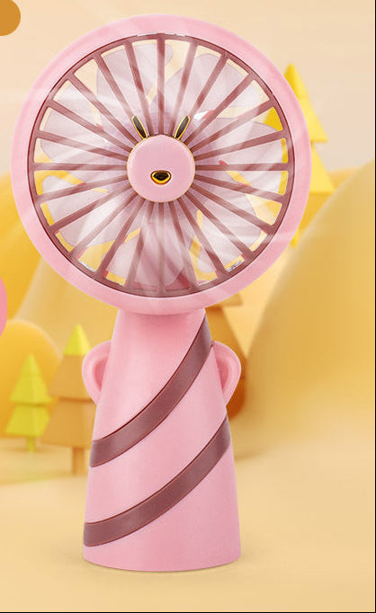 Women's Handy Mini Fan in Bear Design Kalsten