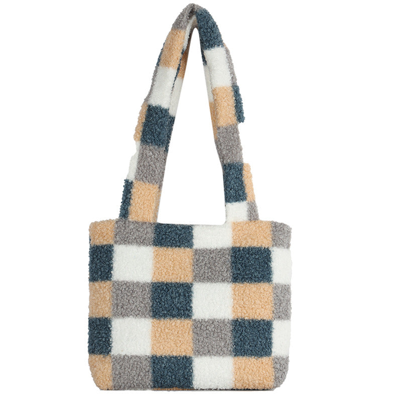 Plush Leopard Print Handbag