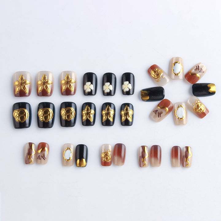 Gothic Themed Nail Art Set Kalsten