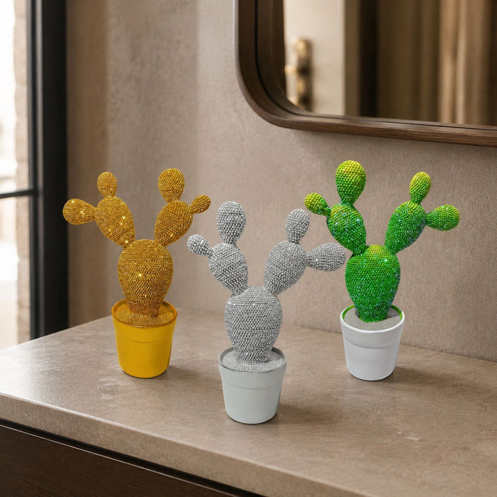 Glittering Cactus Decorative Figure Kalsten