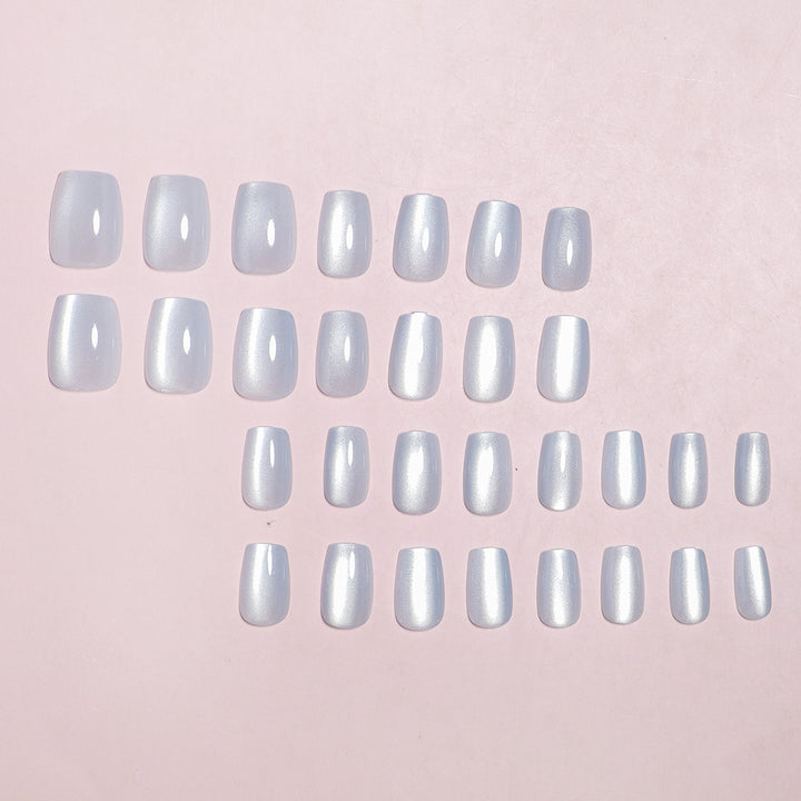 Glossy Reflective Press-On Nails Kalsten