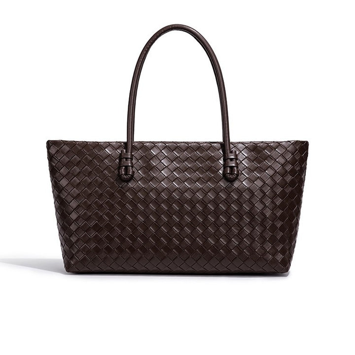Woven Leather Tote Bag Kalsten