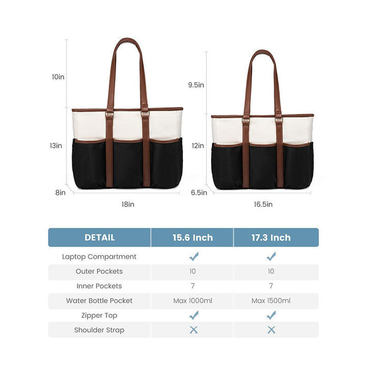 Spacious everyday tote bag with practical outer pockets Kalsten