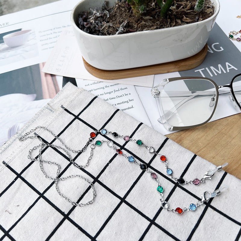 Decorative Gemstone Eyewear Chain Kalsten