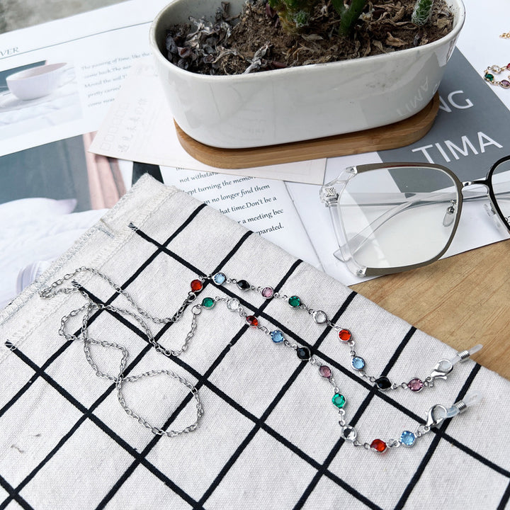Decorative Gemstone Eyewear Chain Kalsten