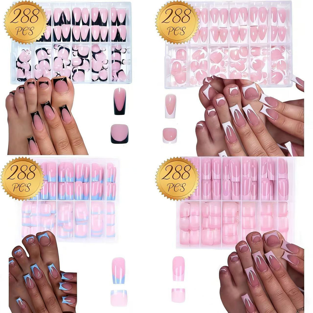 Stylish Press-On Nail Art Set Kalsten