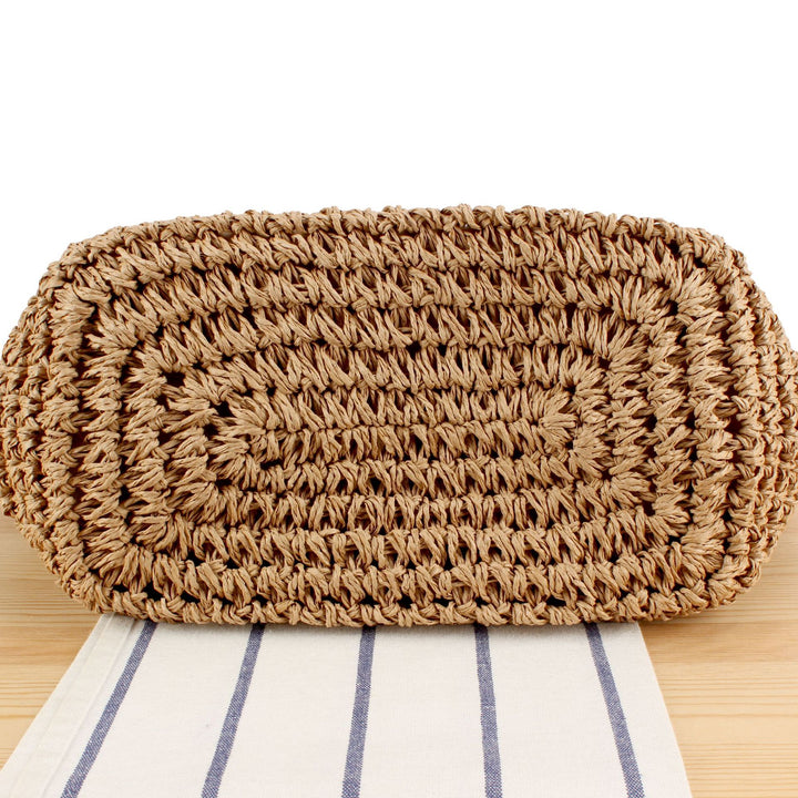 Braided shoulder bag with fashionable scarf detail Kalsten