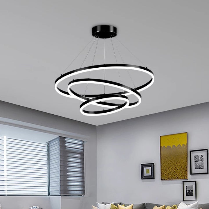 Modern Spiral LED Suspension Light