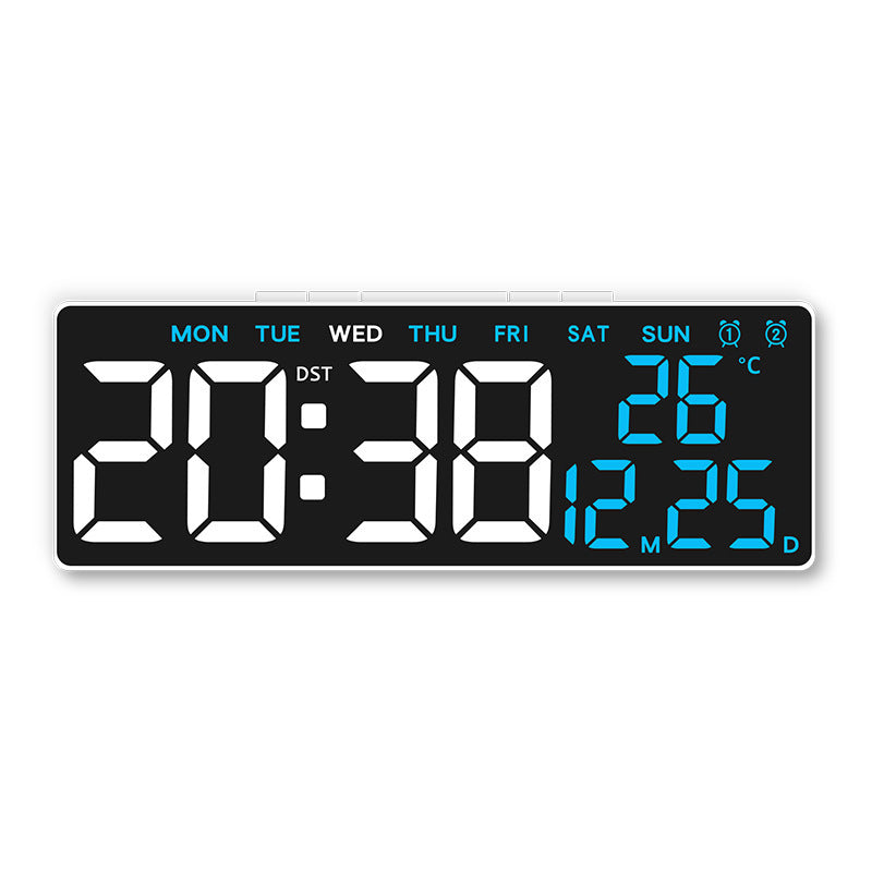 Digital alarm clock with large, clear LED display and temperature display Kalsten