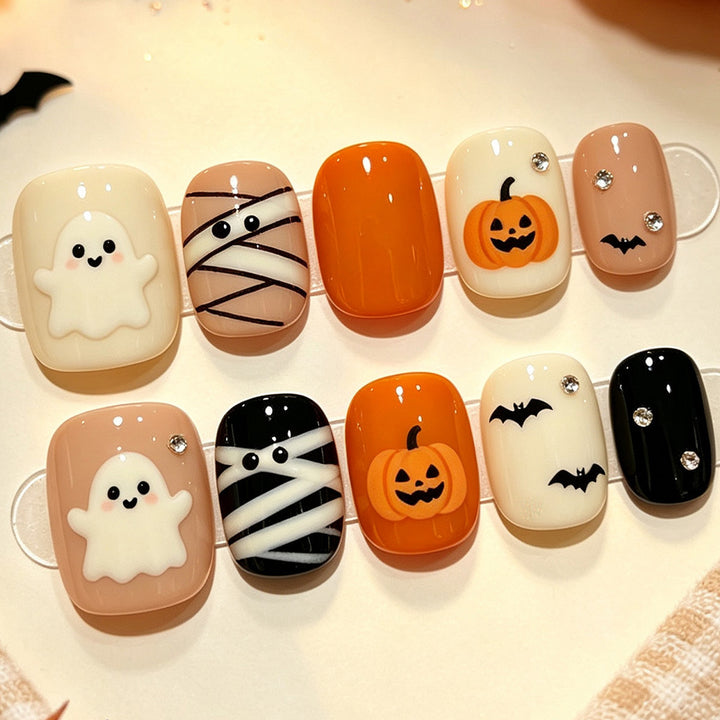 Creative Nail Art Set with Halloween Designs Kalsten